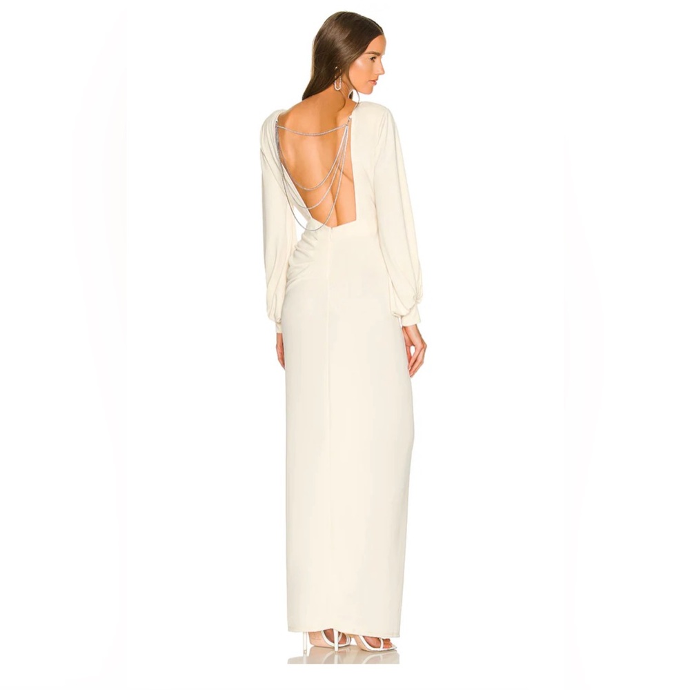 Michael Costello x REVOLVE Bowery Maxi Dress in Cream